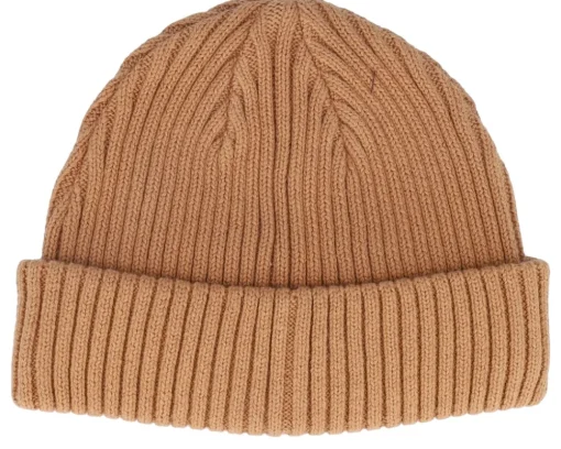 Hot Resteröds Smula Light Brown Short Beanie - Beige