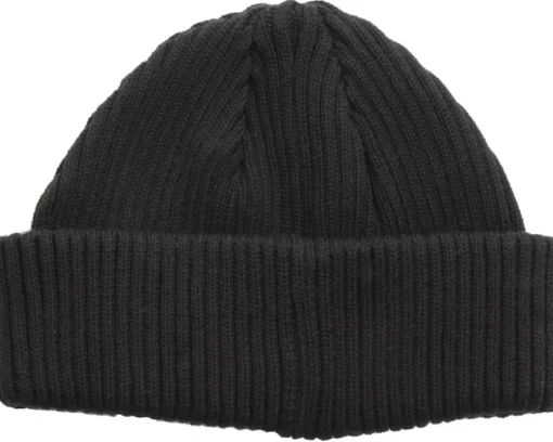 Short Beanies | Organic Beanies-Resteröds Smula Organic Black Short Beanie -