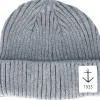 Short Beanies | Organic Beanies-Resteröds Smula Organic Grey Short Beanie -
