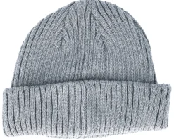 Short Beanies | Organic Beanies-Resteröds Smula Organic Grey Short Beanie -