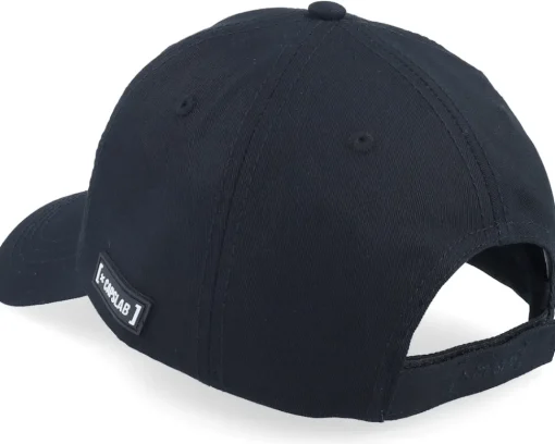 Dad Cap-Capslab Snoopy & Woodstock Black Dad Cap -