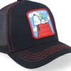 Trucker-Capslab Snoopy & Woodstock Peanuts Black Trucker -