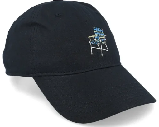 Dad Cap-Dedicated Soft Cap Lawn Chair Black Dad Cap -