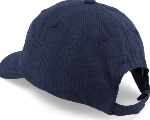 Dad Cap-Levi's Soft Cap Seersucker Navy Dad Cap -