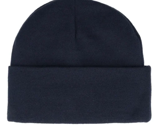 Cuff Beanies-Goorin Bros. Soft Rock Cock Classic Knits Rocker Icon Emb Navy Cuff - Blue