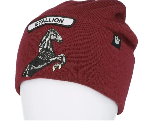 Outlet Goorin Bros. Soft Rock Stallion Classic Knits Rocker Icon Cuff - Red