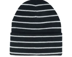 Outlet Beechfield Soft /Classic Red Deep Striped Cuff - White
