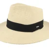 Sale Brixton Sol Straw Fedora Natural/Black Straw Hat -