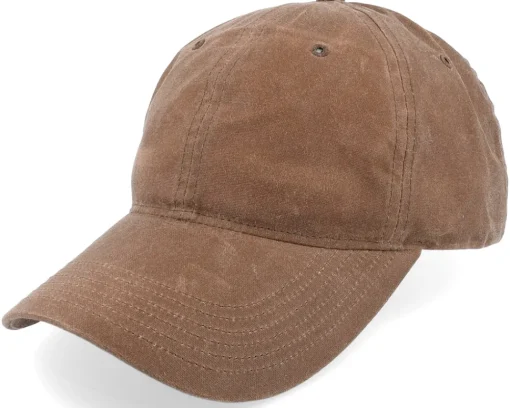 Discount Richardson 435 Solid Buck Waxed Dad Cap - Brown