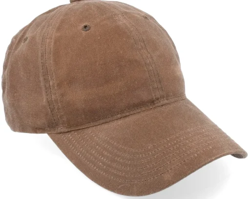Discount Richardson 435 Solid Buck Waxed Dad Cap - Brown