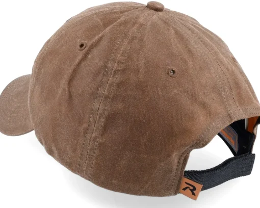 Discount Richardson 435 Solid Buck Waxed Dad Cap - Brown