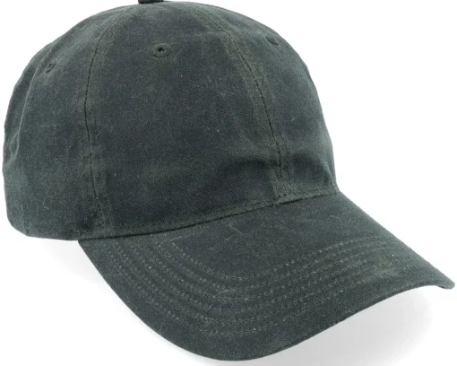 Clearance Richardson 435 Solid Dark Olive Waxed Dad Cap - Green