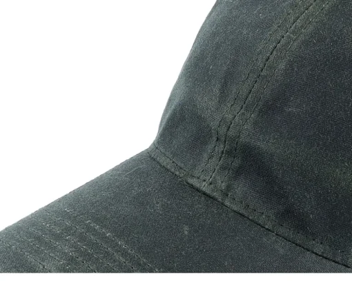 Clearance Richardson 435 Solid Dark Olive Waxed Dad Cap - Green