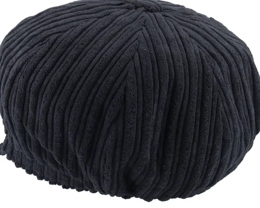 Sale MJM Hats Sophie W Cotton Velvet Black Vega cap -