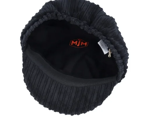Sale MJM Hats Sophie W Cotton Velvet Black Vega cap -