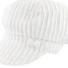 Discount MJM Hats Sophie W Cotton Velvet White Flat Cap -