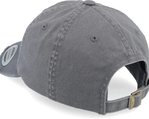 Dad Cap-Abducted Space Rocket Launch Grey Destroyed Dad Cap -