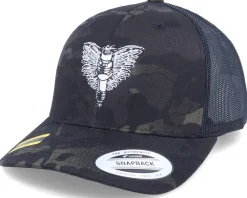 Discount Born To Ride Spark Plug Angel Emblem Multicam Black Trucker -