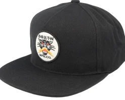 Snapback-Brixton Sparks Medium Profile Black Snapback -