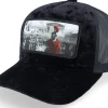 Velvet Caps-Calza Pennello Spartan King Velvet A-frame Trucker - Black