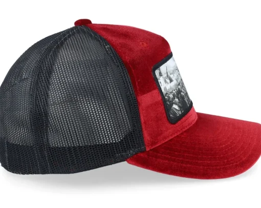 Trucker-Calza Pennello Spartan King Velvet /Black A-Frame Trucker - Red