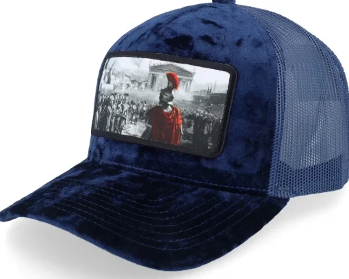 Trucker-Calza Pennello Spartan King Velvet /Black A-Frame Trucker - Red