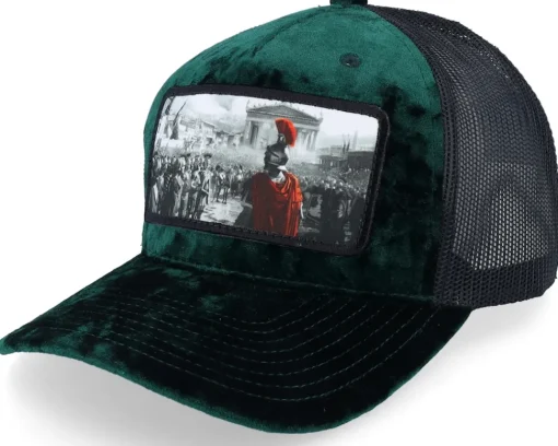 Trucker-Calza Pennello Spartan King Velvet /Black A-Frame Trucker - Red