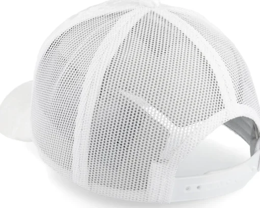 Velvet Caps-Calza Pennello Speed Boat Racing Velvet A-Frame Trucker - White
