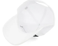 Velvet Caps-Calza Pennello Speed Boat Racing Velvet A-Frame Trucker - White
