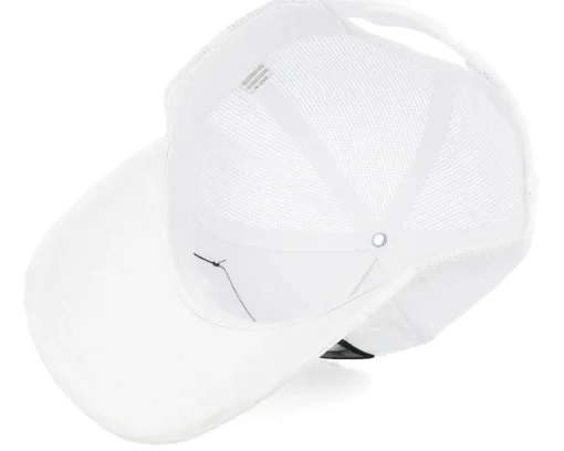 Velvet Caps-Calza Pennello Speed Boat Racing Velvet A-Frame Trucker - White