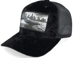 Velvet Caps-Calza Pennello Speed Boat Racing Velvet A-Frame Trucker - White