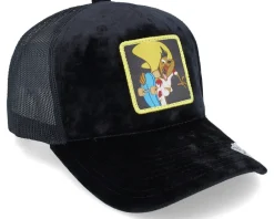 Velvet Caps | Trucker-Looney Tunes Speedy Gonzales Black Velvet Trucker -