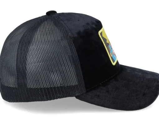 Velvet Caps | Trucker-Looney Tunes Speedy Gonzales Black Velvet Trucker -