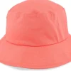 New Flexfit Spiced Coral Cotton Twill Bucket -