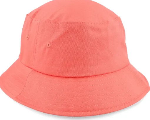 New Flexfit Spiced Coral Cotton Twill Bucket -