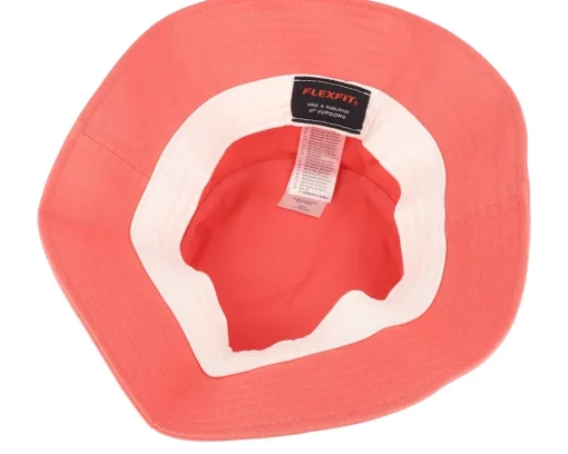 New Flexfit Spiced Coral Cotton Twill Bucket -