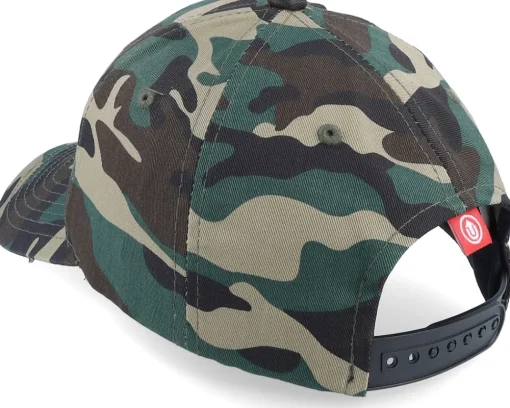 Adjustable-Upfront Spinback Low Crown Baseball Camo/Off White Adjustable -