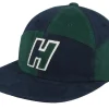 Snapback-HUF Splice H Dark Green Strapback - Blue, Green