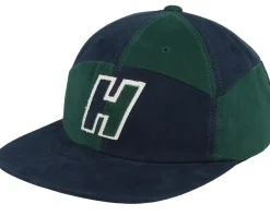 Snapback-HUF Splice H Dark Green Strapback - Blue, Green