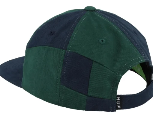 Snapback-HUF Splice H Dark Green Strapback - Blue, Green