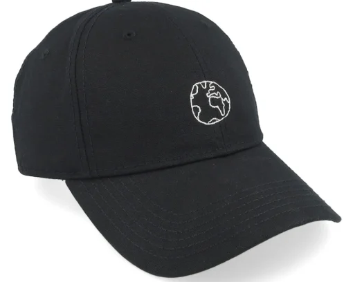 Adjustable-Dedicated Sport Cap Globe Black Adjustable -