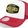 Trucker-Mitchell & Ness Sporting White/Maroon Trucker -