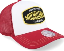 Trucker-Mitchell & Ness Sporting White/Maroon Trucker -