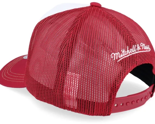Trucker-Mitchell & Ness Sporting White/Maroon Trucker -