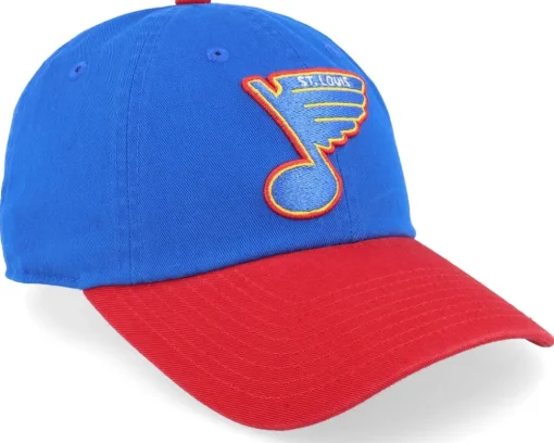 Dad Cap-American Needle St. Louis Blues Blue Line Royal/Red Dad Cap -