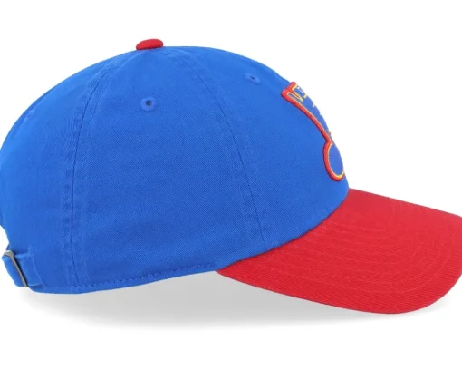 Dad Cap-American Needle St. Louis Blues Blue Line Royal/Red Dad Cap -
