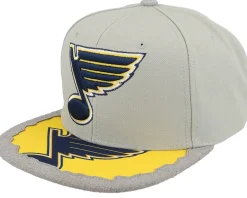 Sale Mitchell & Ness St. Louis Blues Munch Time Vintage Snapback - Grey