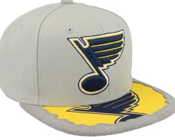 Sale Mitchell & Ness St. Louis Blues Munch Time Vintage Snapback - Grey
