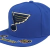 Outlet Mitchell & Ness St. Louis s Vintage Hat Trick Snapback - Blue