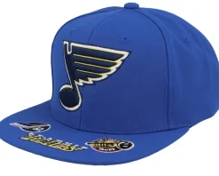 Outlet Mitchell & Ness St. Louis s Vintage Hat Trick Snapback - Blue